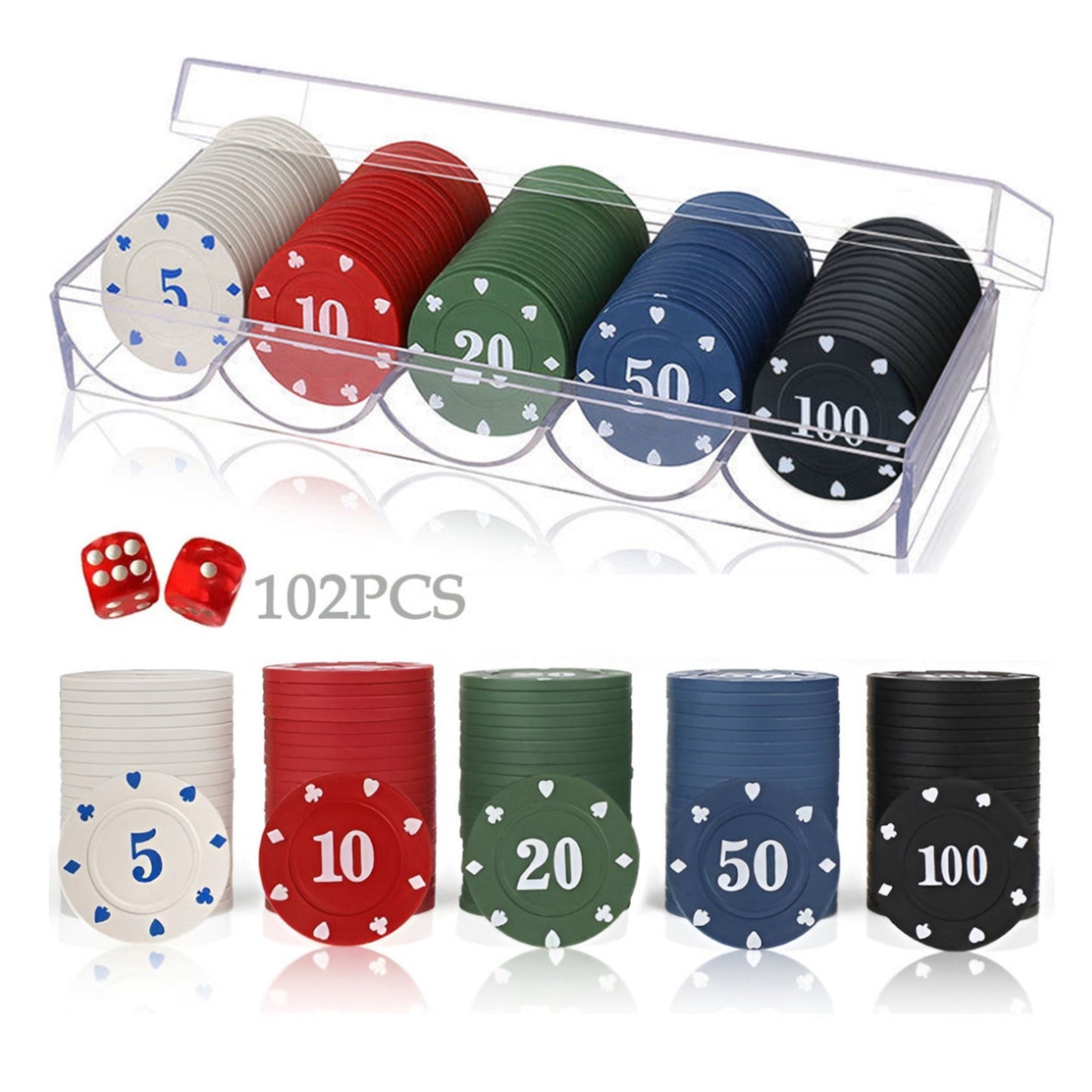 Fichas para Poker - SUPERVAPE