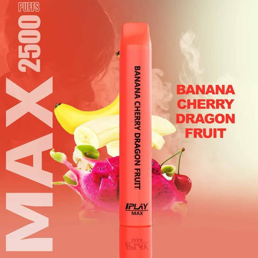 iPlay Max BANANA CHERRY DRAGON FRUIT - SUPERVAPE