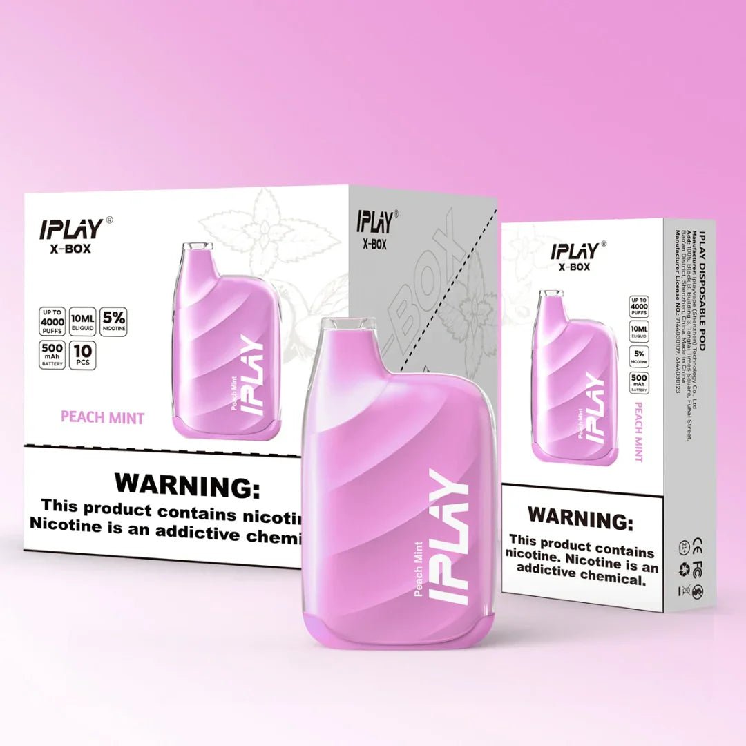 Iplay X - Box Peach Mint - SUPERVAPE