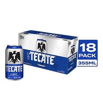 18 Pack Cerveza Tecate Light - SUPERVAPE