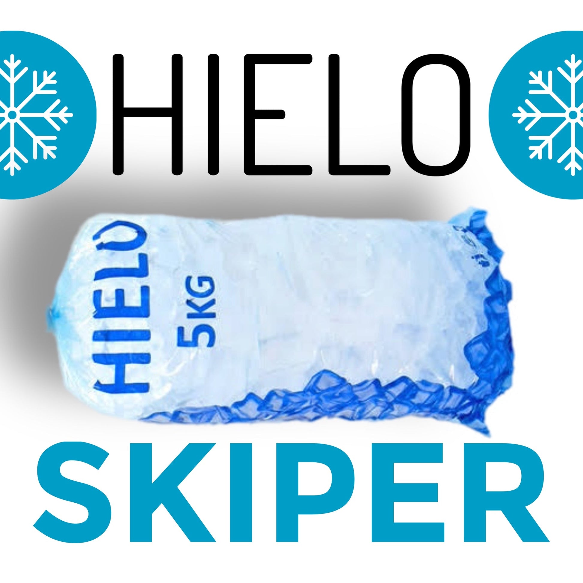 2 Bolsas de Hielo 10kg - SUPERVAPE