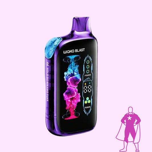 WAKA BLAST 50K Blue Razz BlackBerry