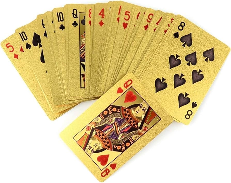 Baraja Cartas GOLD - SUPERVAPE