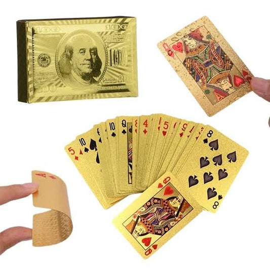 Baraja Cartas GOLD - SUPERVAPE