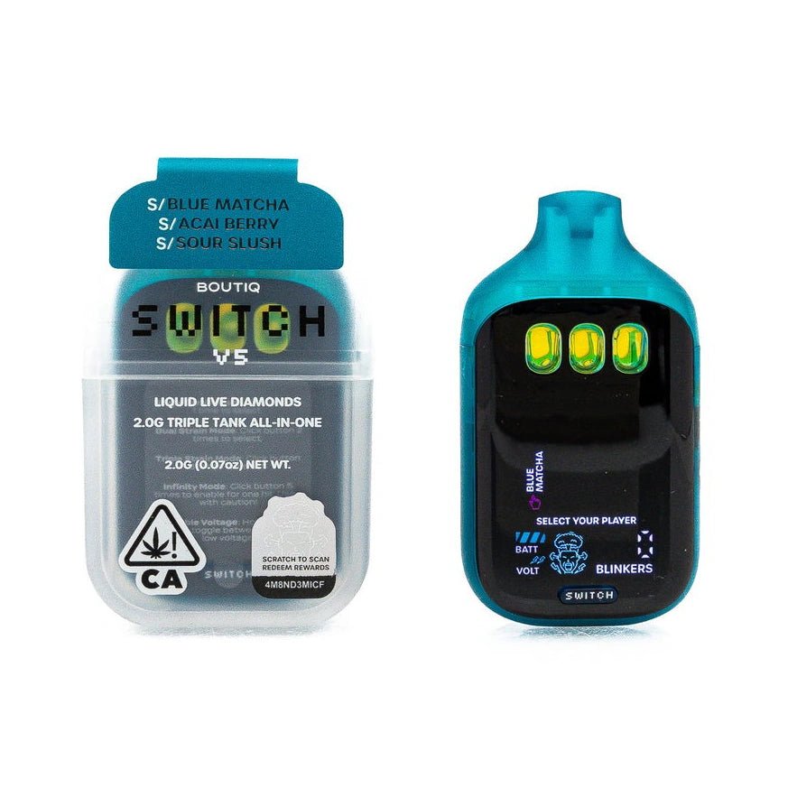 Boutique 2mg V5 Blue Matcha / Aqai Berry & Sour Slush - SUPERVAPE