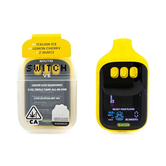 Boutique 2mg V5 Lemon Cherry / Italian Ice & Z Runtz - SUPERVAPE