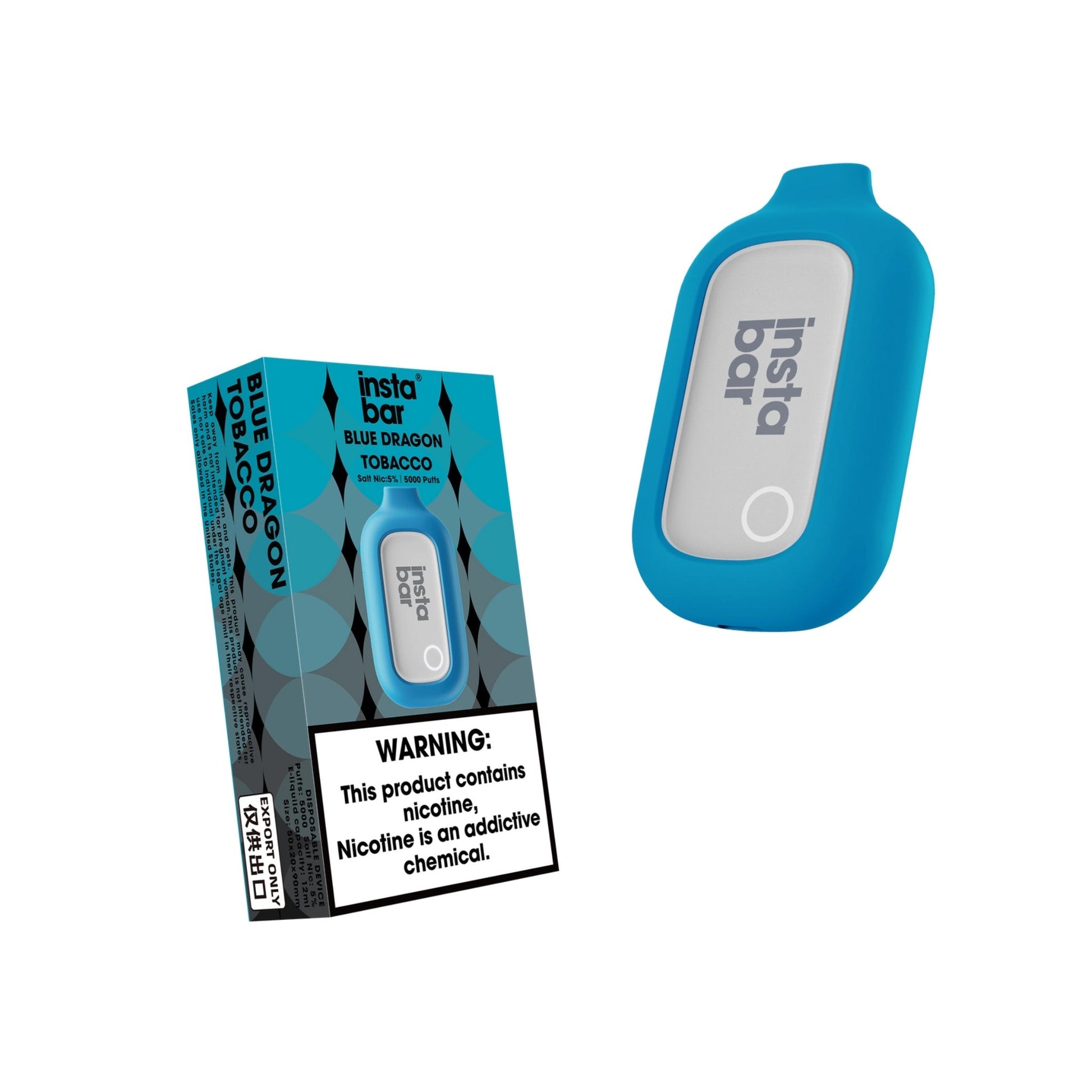 Instabar Jar Blue Dragon Tobacco - SUPERVAPE