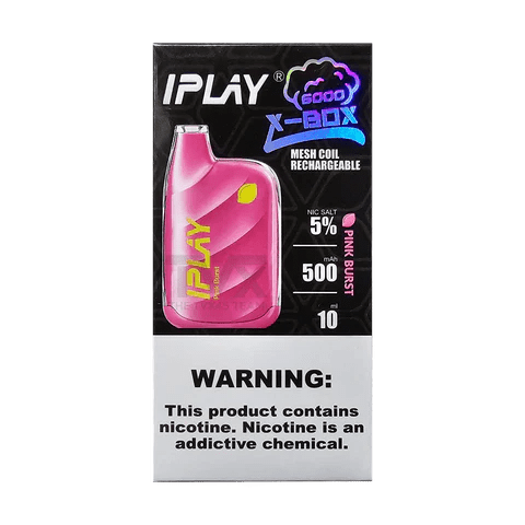 iPlay X - Box Pink Burst - SUPERVAPE