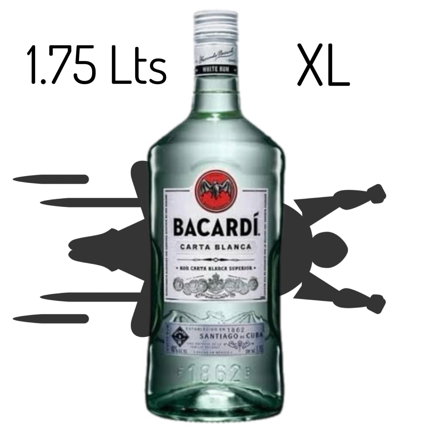 PATONA BACARDI 1.75 Lts - SUPERVAPE