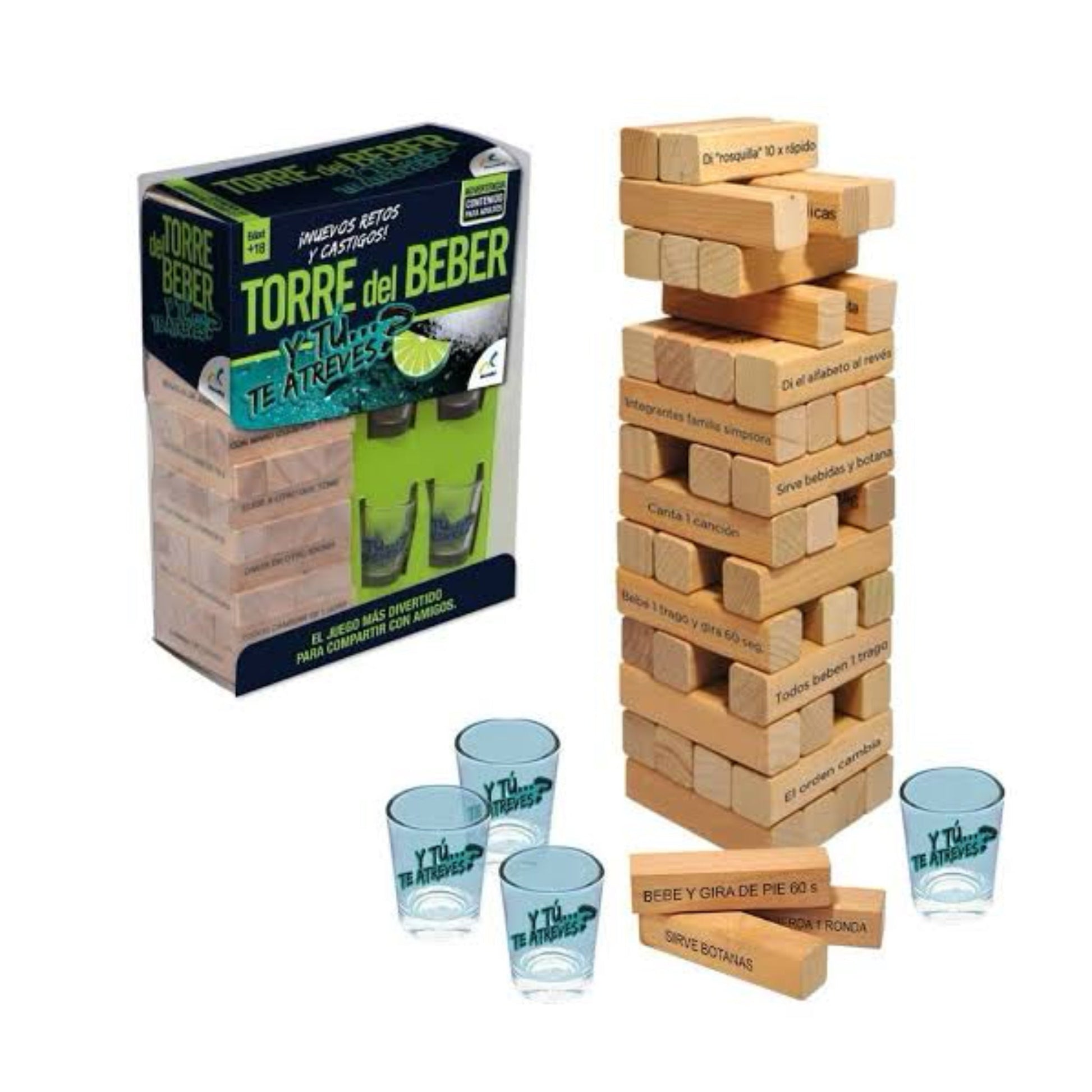 Torre de Beber Juego Jenga - SUPERVAPE
