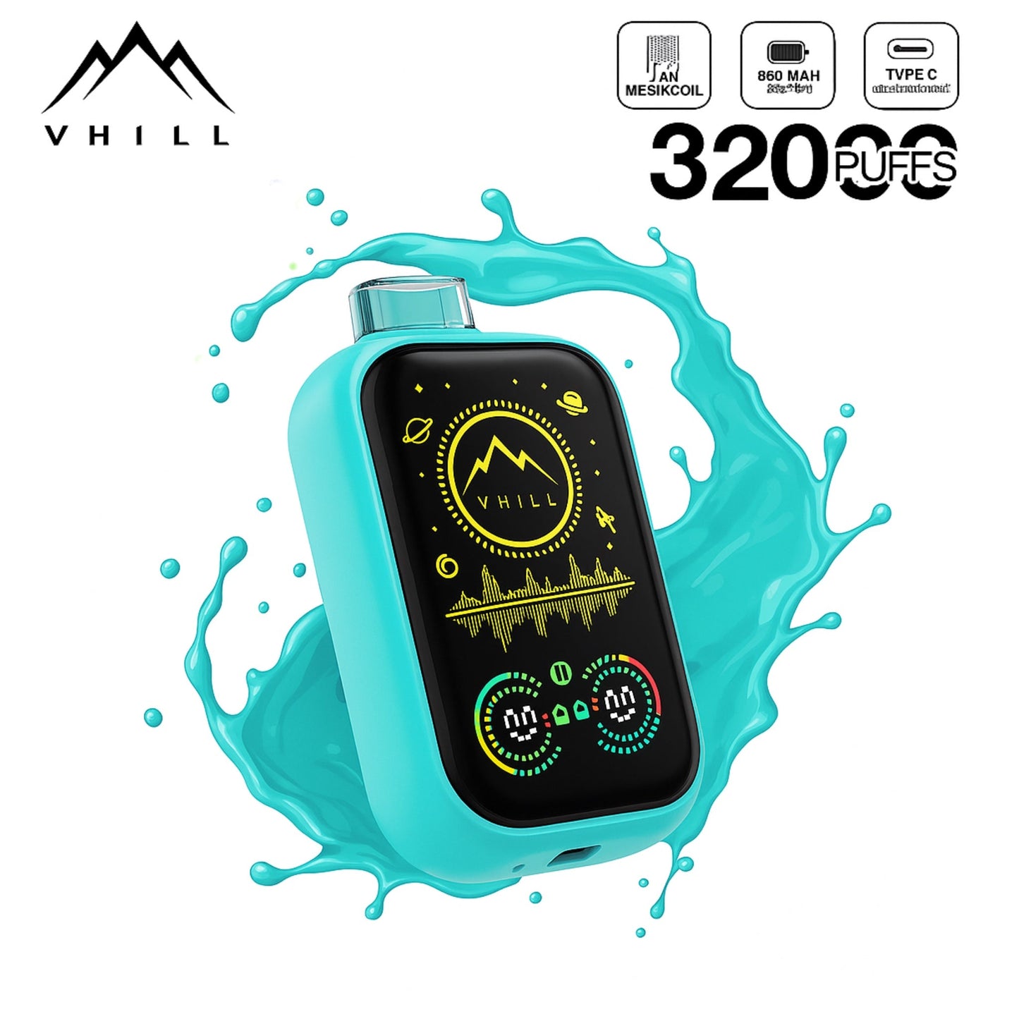 VHILL V32 Cool Mint - SUPERVAPE
