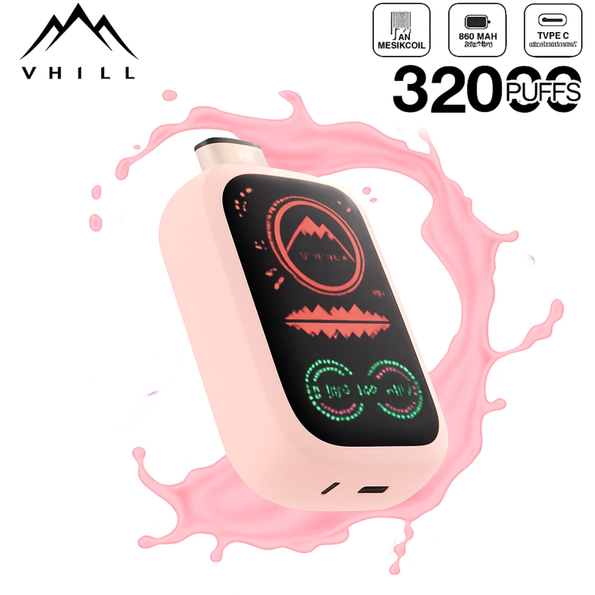VHILL V32 Pink Lemonade - SUPERVAPE